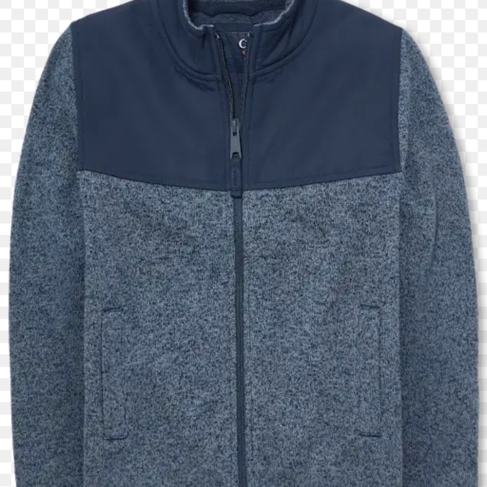 The Children’s Place Boys Sweater Fleece Trail Jacket